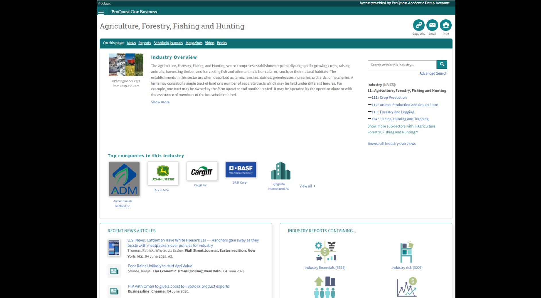 A user experience designed for business studies