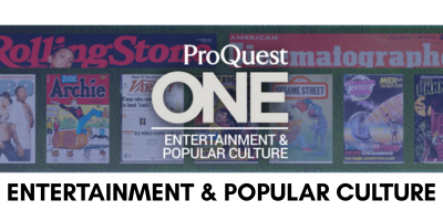 ProQuest One Entertainment & Popular Culture