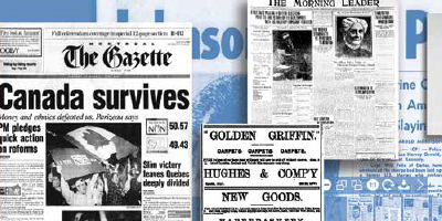 ProQuest Historical Newspapers™: Canadian Newspapers